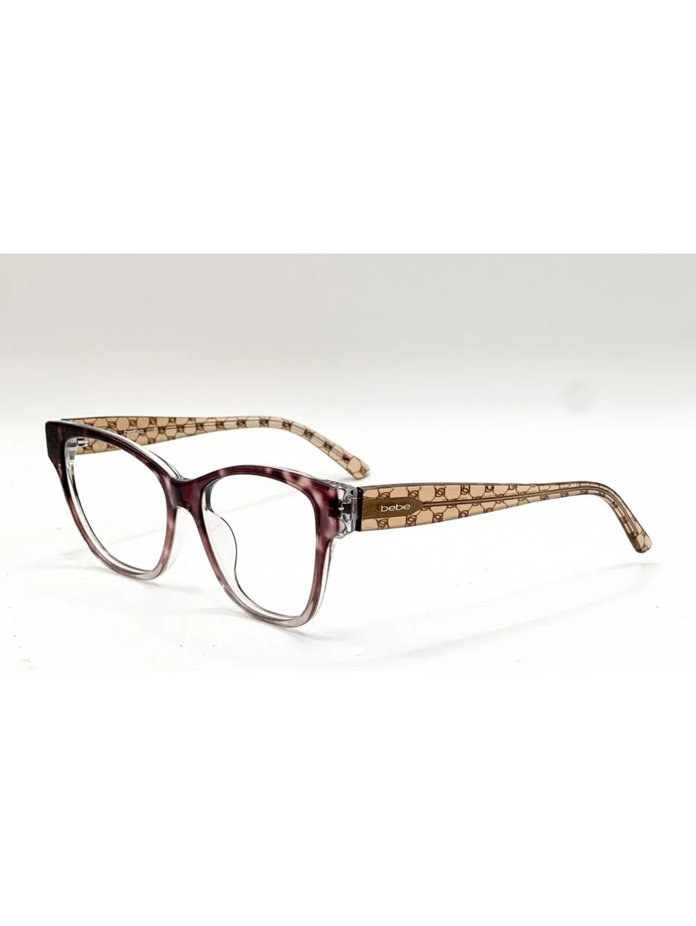 Bebe BB7236 200 Grey Gradient Cat Eye Authentic Eyeglass Frames 55-16